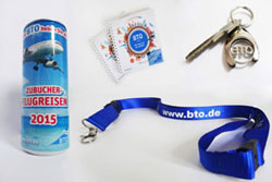 Werbematerialien und Giveaways
