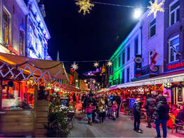 Unterirdischer Weihnachtsmarkt in Holland