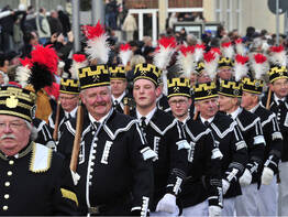 Erzgebirge mit gro�er Abschluss-Bergparade in Annaberg-Buchholz