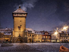 Silvester in der Schw�bischen Alb